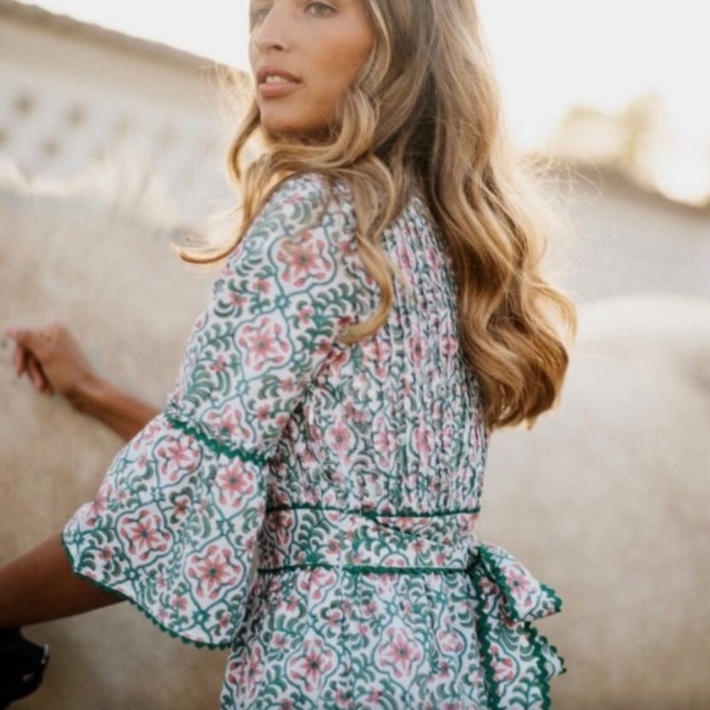 NWT Pink City Prints Savannah Midi Dress